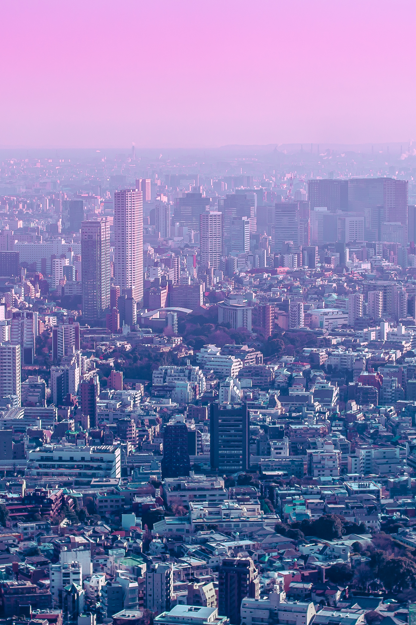 Tokyo night street photography — edited Lightroom before after