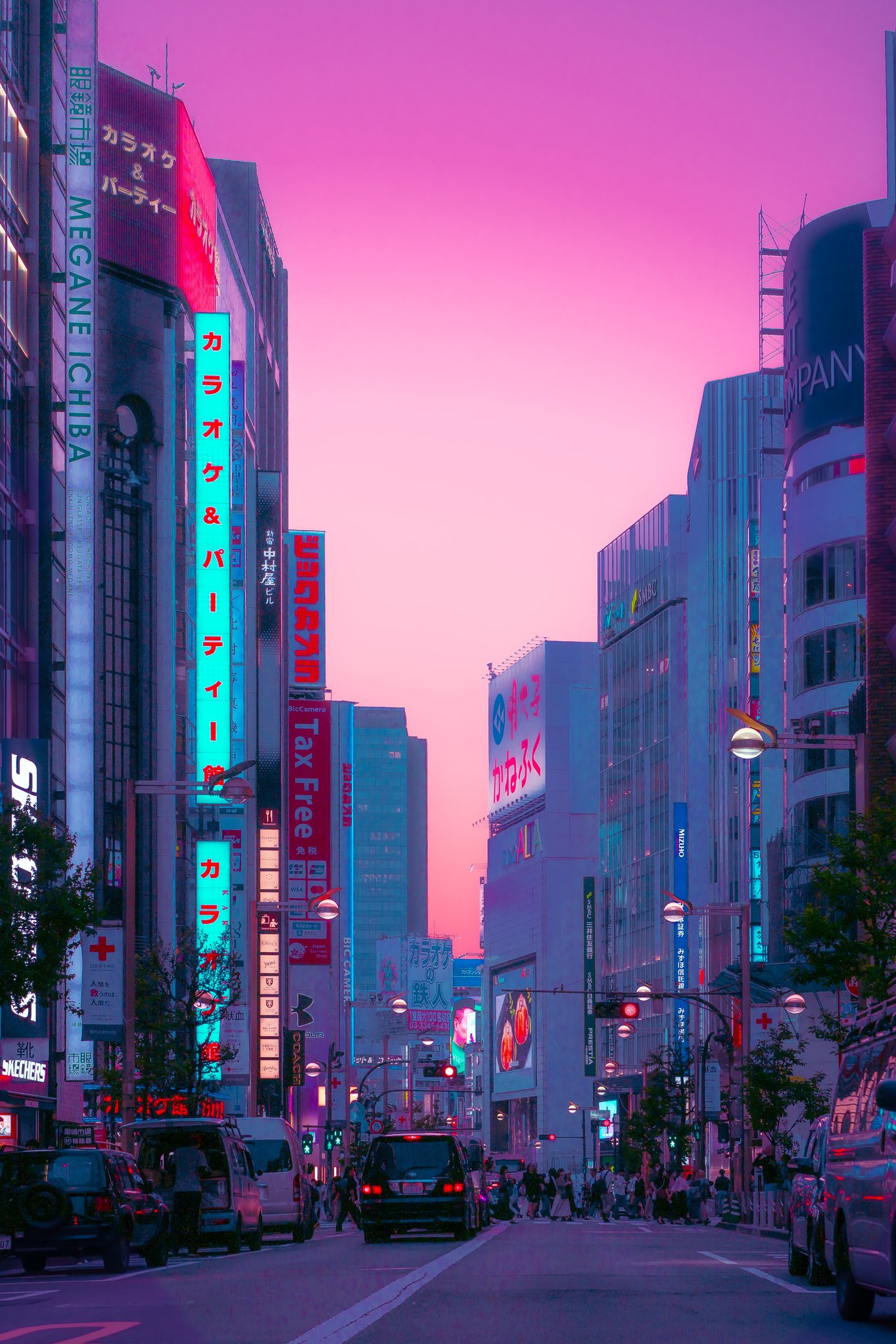 Shinjuku dusk alley — 50mm street photography neonmix cyberpunk Tokyo