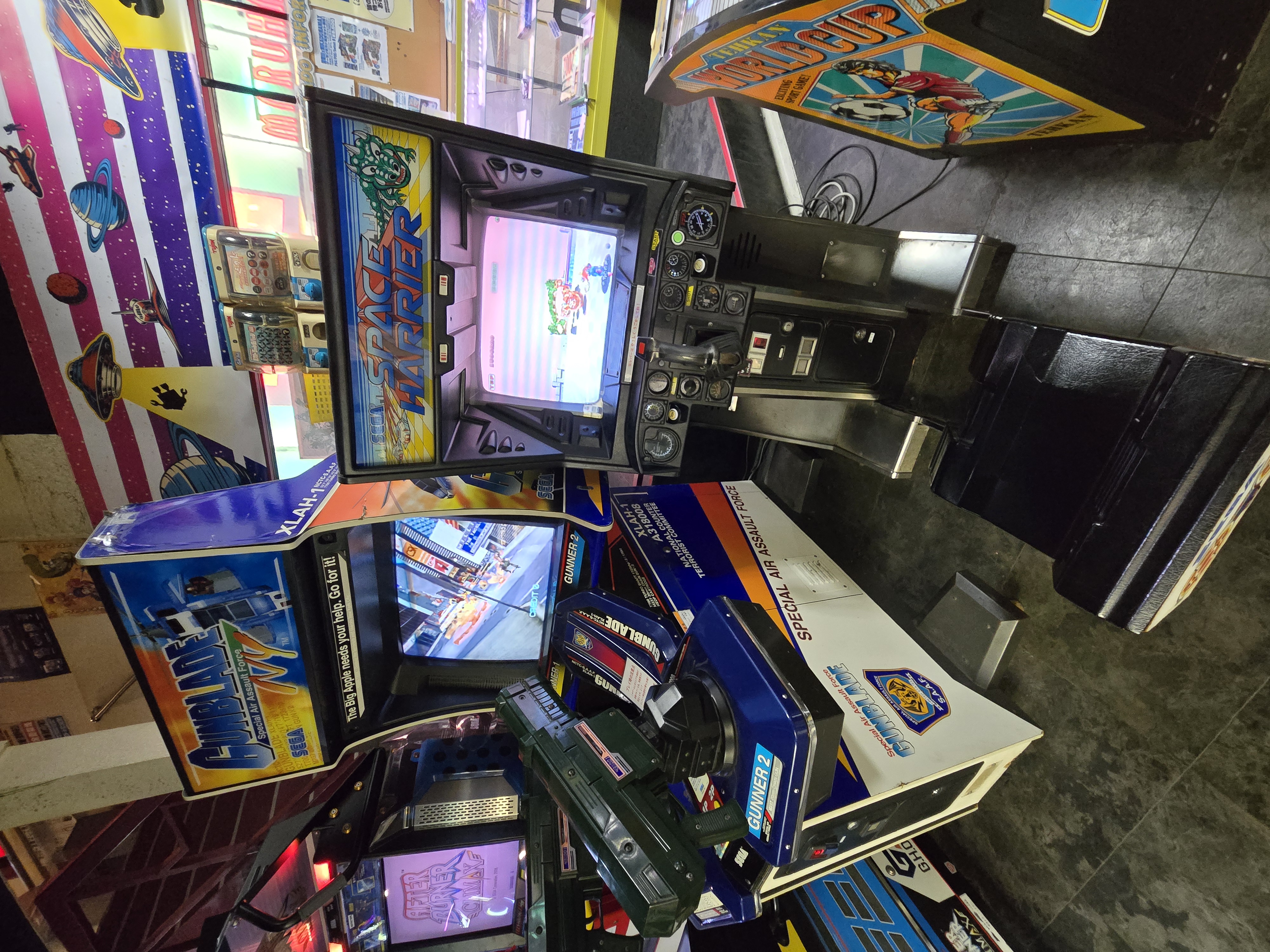 Wangan Midnight racing arcade area at Game Center Mikado Ikebukuro