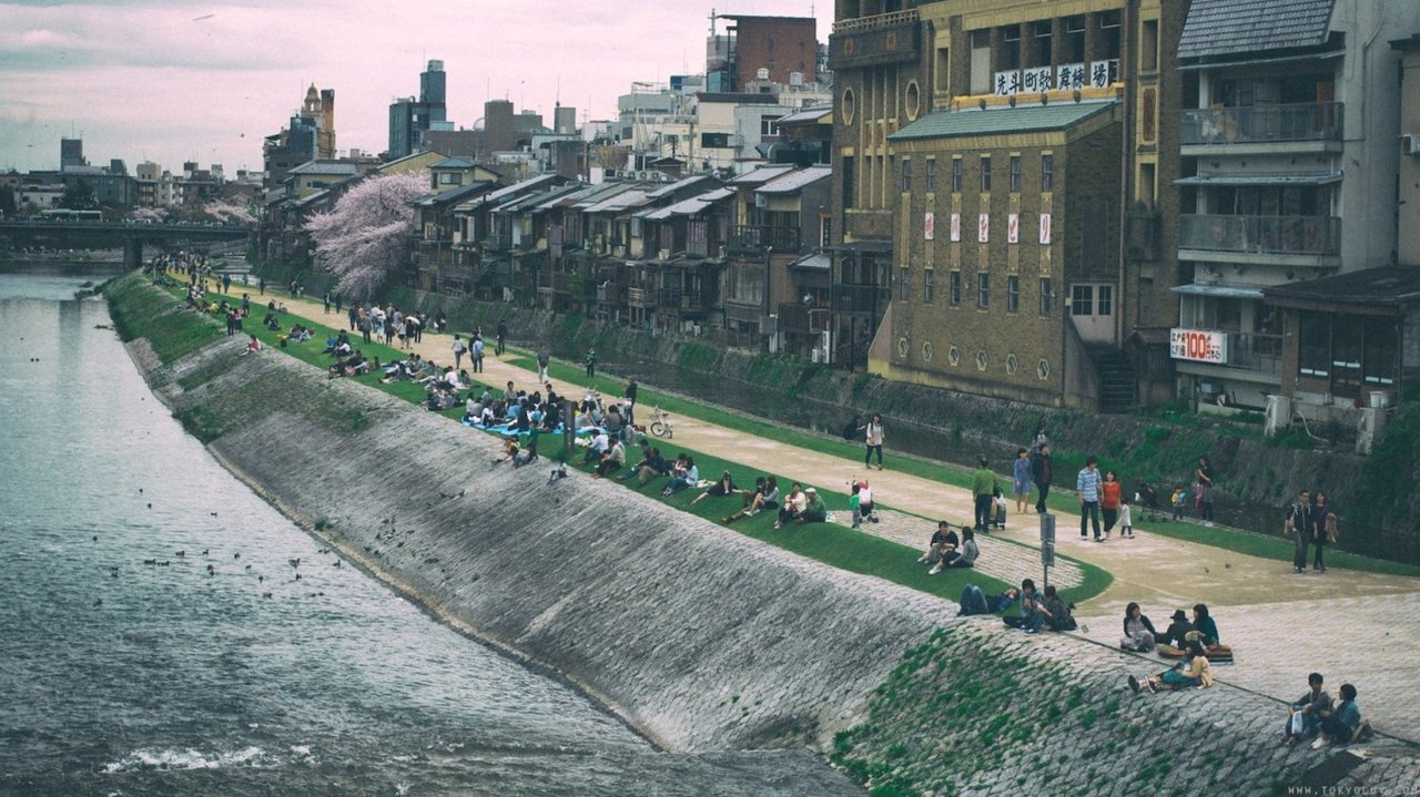 Pontocho district Kyoto at night