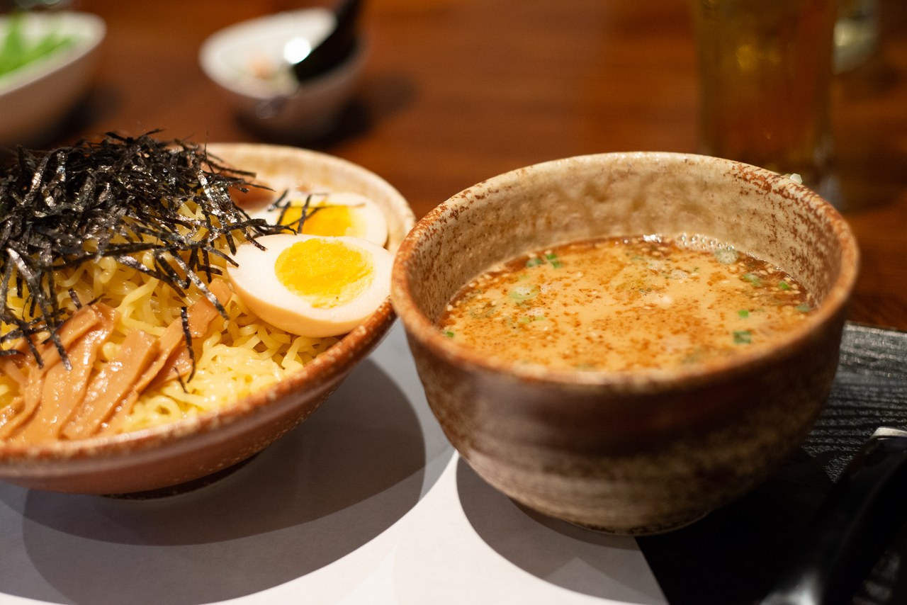 Tokyo ramen shop at night