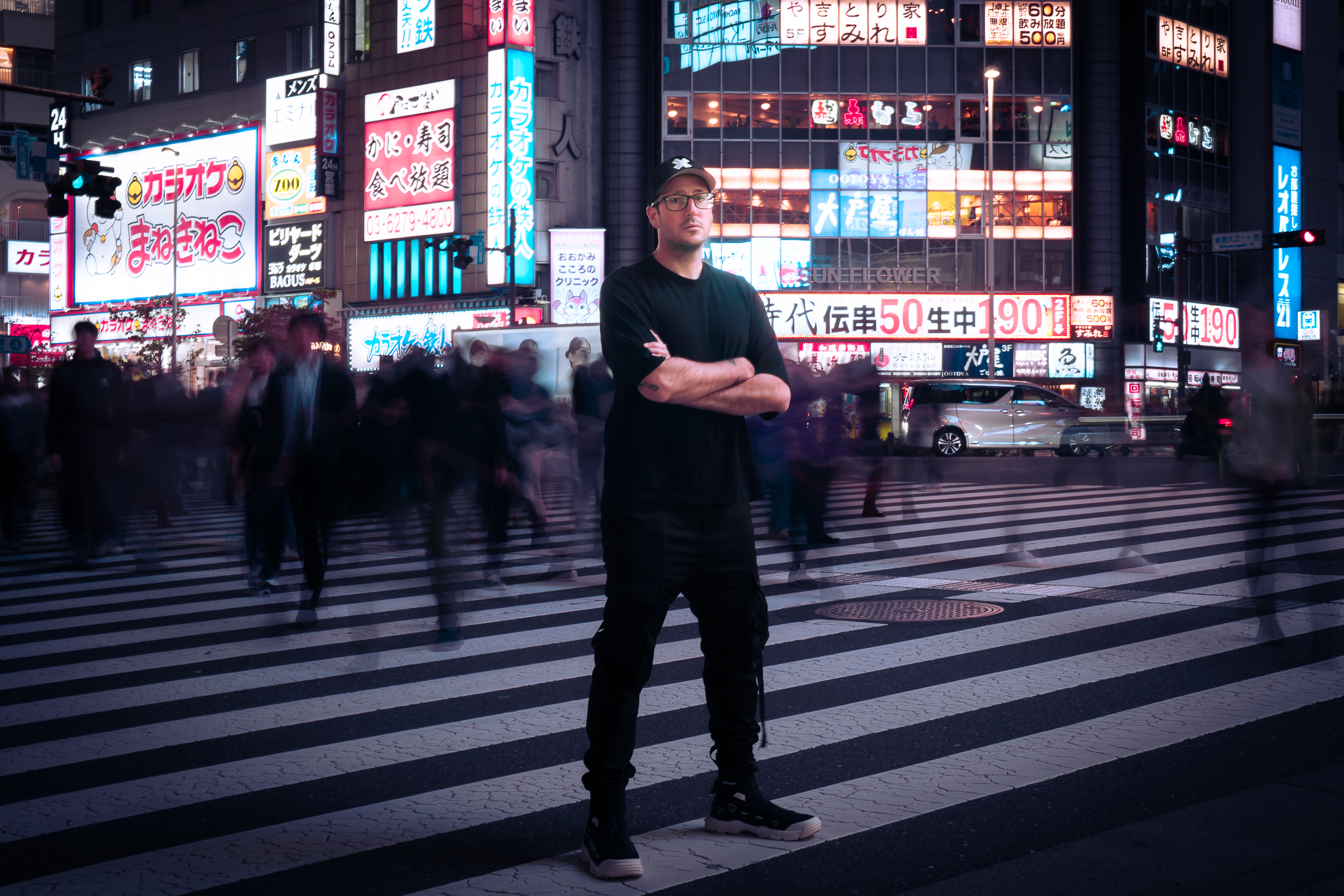 What a Shinjuku Night Photo Session Looks Like