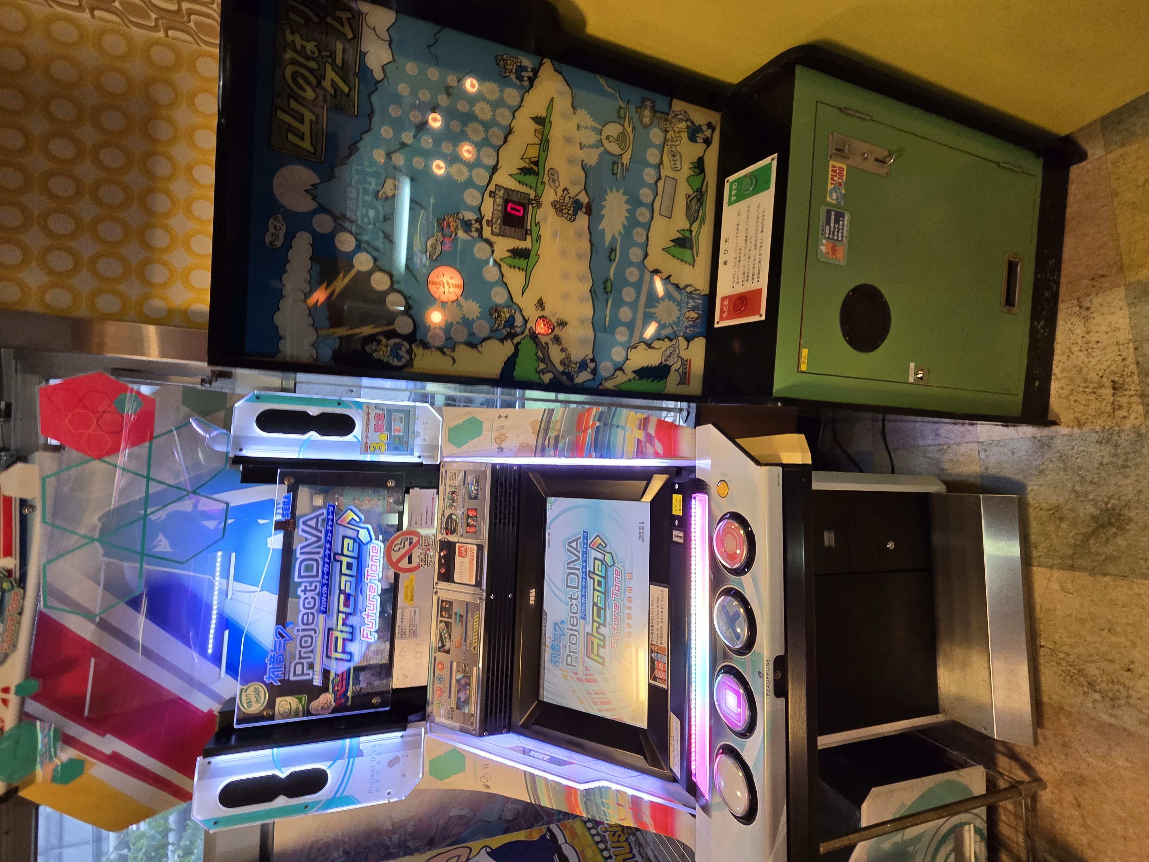 Project DIVA Arcade Future Tone cabinet at Mikado Takadanobaba