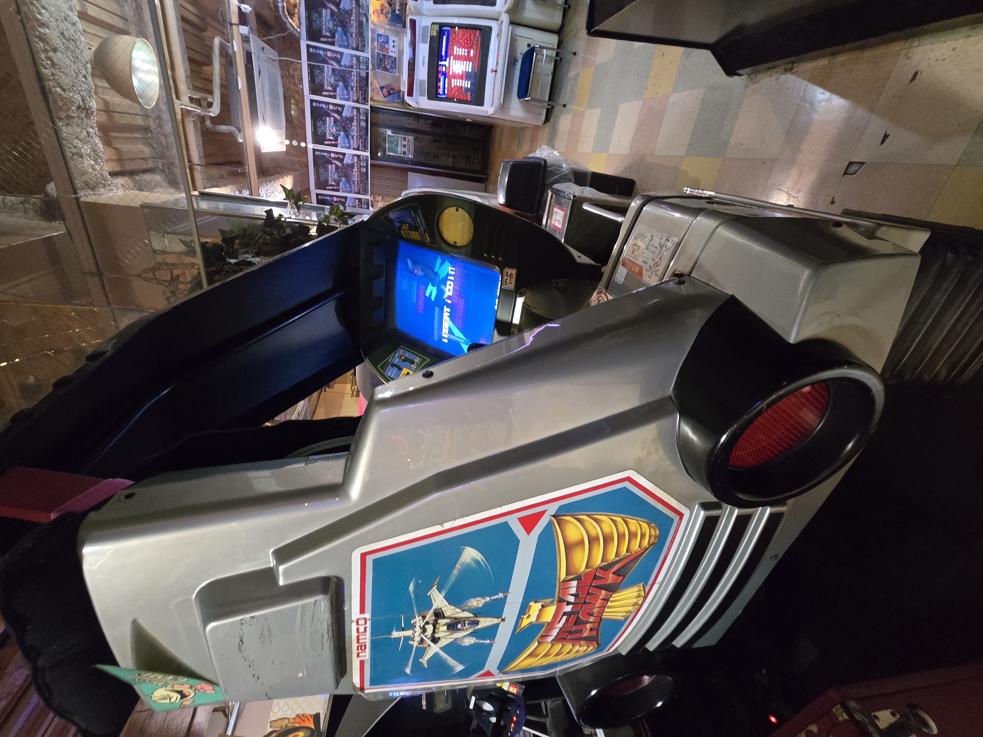 Namco StarBlade cockpit arcade cabinet at Mikado Takadanobaba