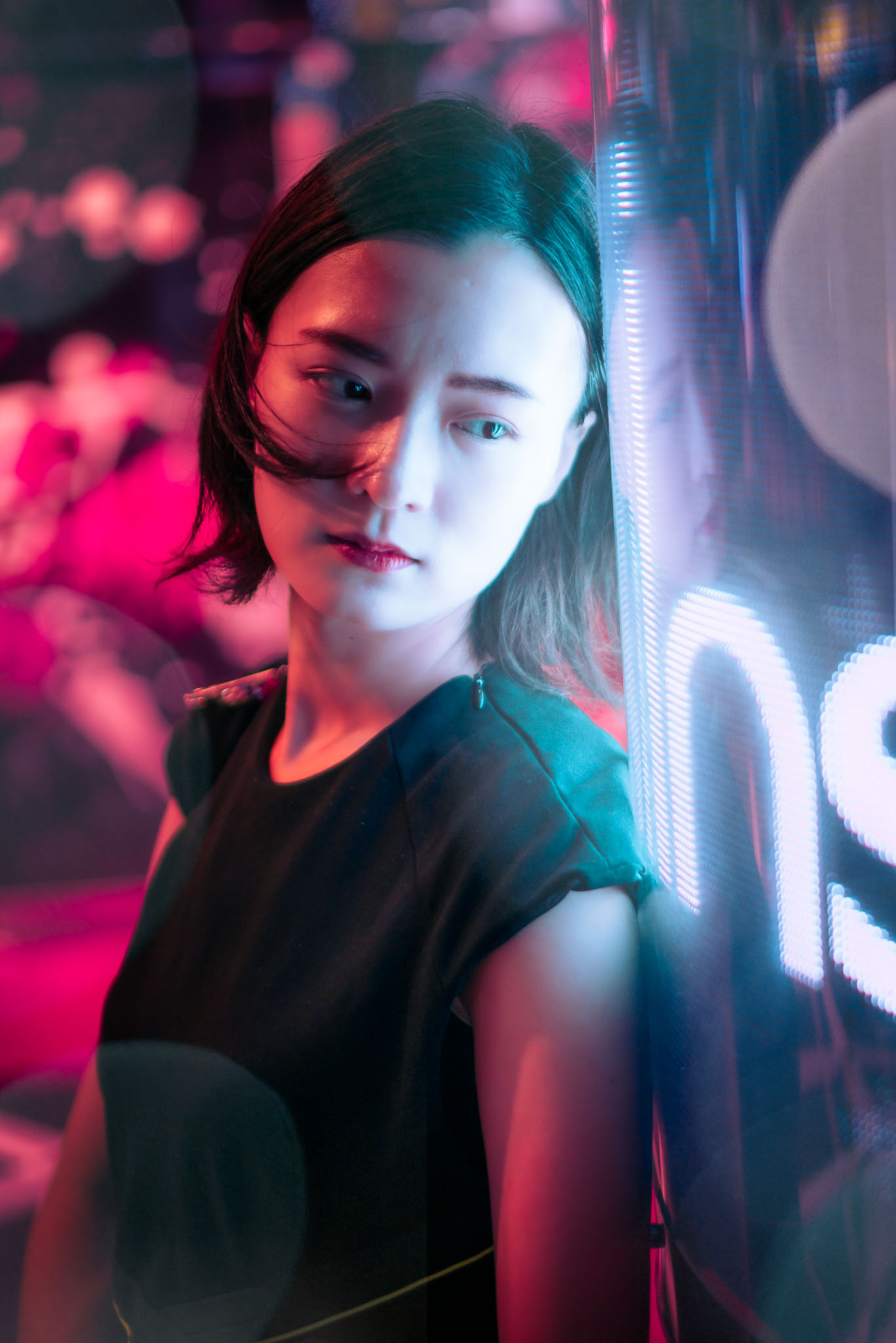 Tokyo night shoot portrait by TOKYOLUV
